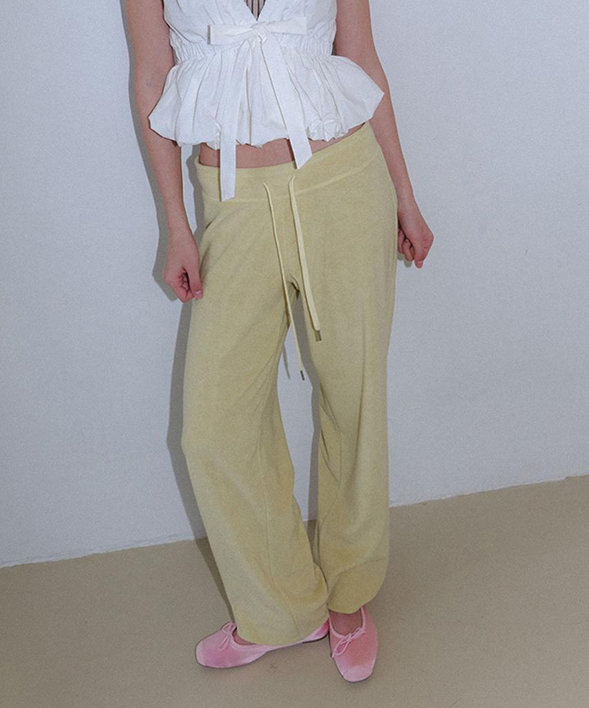 Geuliteu Mainz Terry Jogger Elastic Pants_Mainz Pants_Yellow