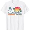 Santa Monica Beach California Family Vacation Palm Tree T-Shirt