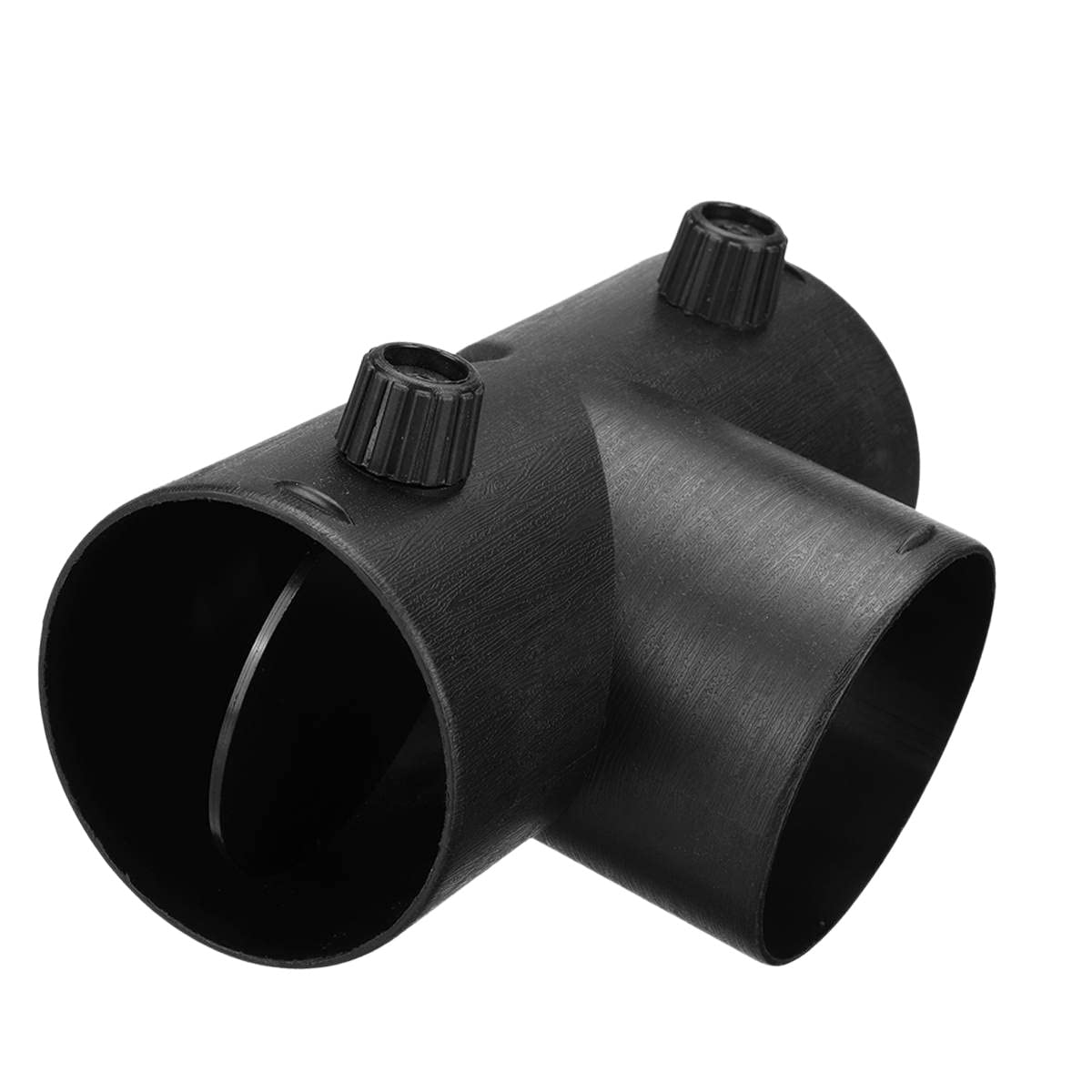 

Cupsofu 75mm T Shape Perheater Air Vent Exhaust Connector with Dual Adjust Valve Flaps for Air Heater 75mm чорний