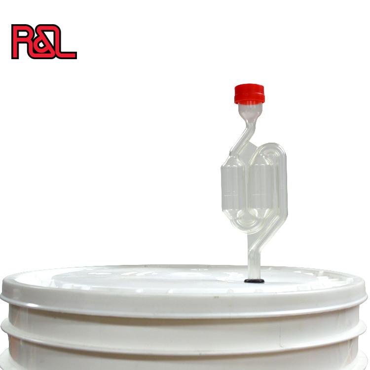 Airlock Homebrew Air Lock Bubble Grommet One-way Exhaust Water Seal Valve With Cork Beer Wine Making With Stopper Homebrew