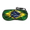 Harajuku Brasil Flag Glasses Case Portable Box Glasses Protector Cartoon Glasses Box