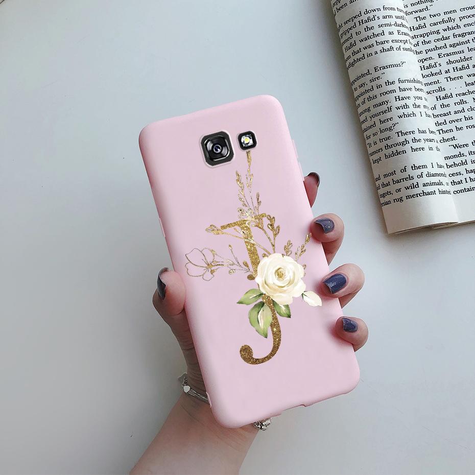 For Samsung A5 2016 2017 Case Soft Letters Back Cover Silicone Phone Case for Samsung Galaxy A 5 A5 2016 2017 A510F A520F Case