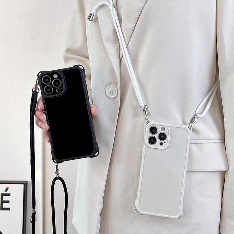 Shockproof Silicone Phone Case with Detachable Lanyard for HONOR X9d X9c Smart X9b X9a X9 5G X7c 200 PRO 90 lite 50 Multi-Color Cover