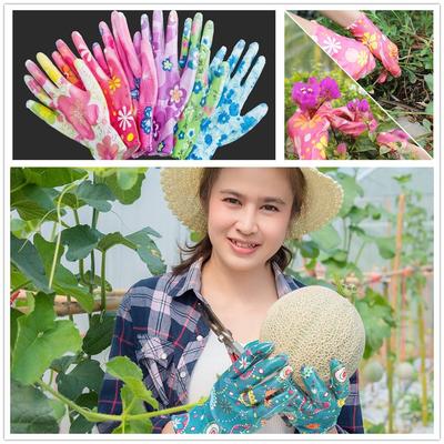 Yard Cleaning Cleaning Tools Palm-Coated Non-Slip Garden Gloves Household Gloves Working Gloves