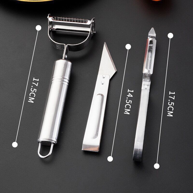 Peeling knife, scraper 304 stainless steel kitchen household multi-functional fruit melon planer, potato peeling planer
