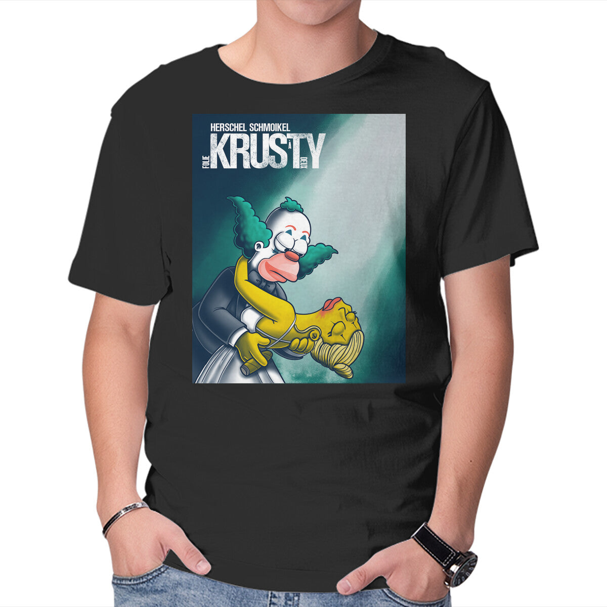 Unisex Crew Neck T-Shirt The Clown 2 Graphic Short Sleeve Casual Tee M