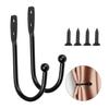 Back U Shaped Curtain Loop Holder Wall Hanger Curtain Holder Curtain Holdback Mounted Metal Hooks