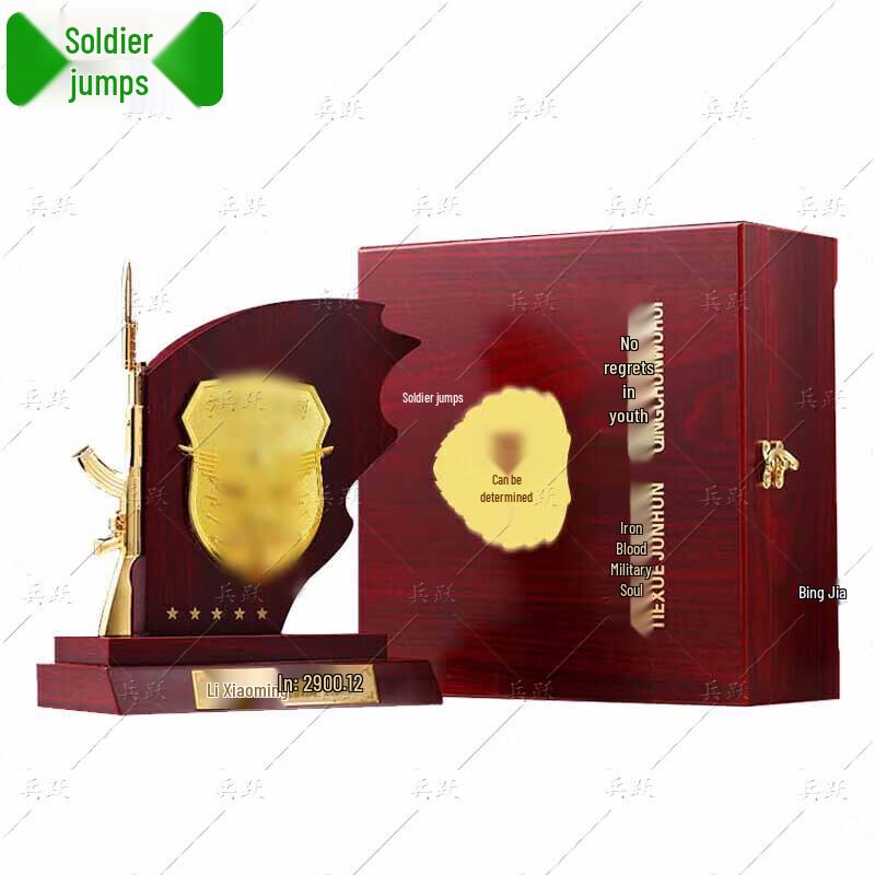 Veteran Wooden Flag Commemorative Ornament