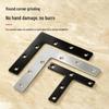 Reinforced 90° Stainless Steel L/T Bracket for Wooden Doors