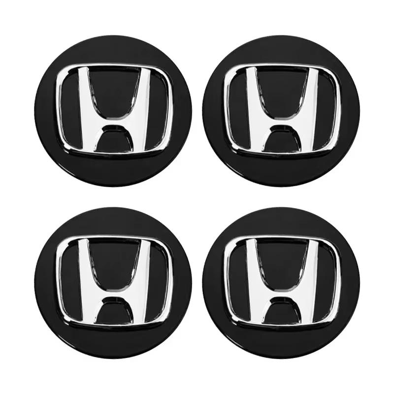 dnbn1 4pcs 58MM/69MM Car Wheel Center Hub Caps Auto Decoration Accessories For Honda Civic Fit Jazz Accord CRV City Odyssey HRV