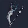 Randomly Select One Luminous Soft Lures Artificial Shrimp Hooks Baits Sinking Tackle 9cm 6g Fishing Lure Accessories