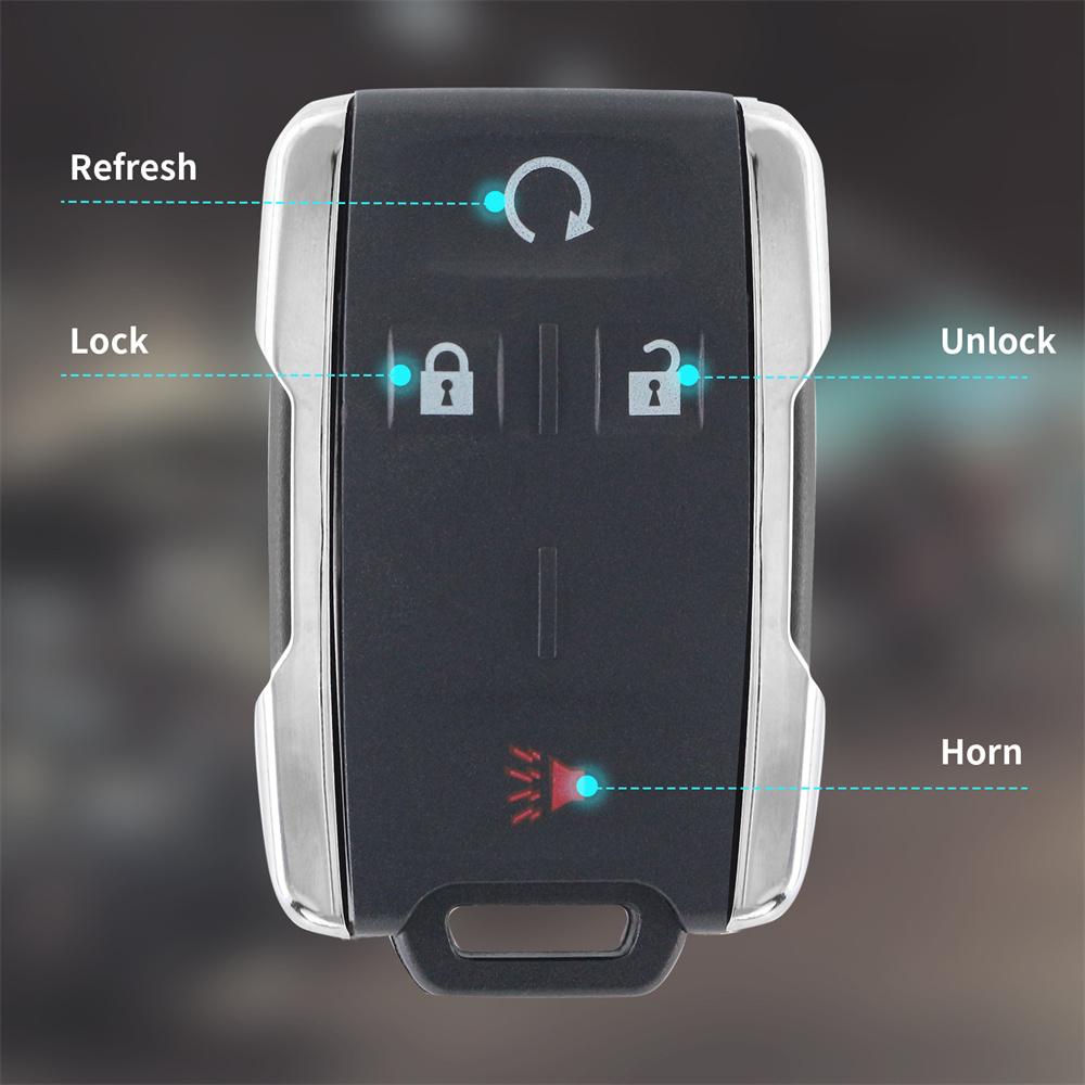 Remote Key M3N-32337100 For 2014-2018 Chevy Silverado GMC Sierra 1500 2500 3500
