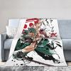 Roronoa Zoro Manga Anime Plush Blanket Luffy Anime Pieces Awesome Throw Blankets for Bed Sofa Couch 150*125cm Plush Thin Quilt,