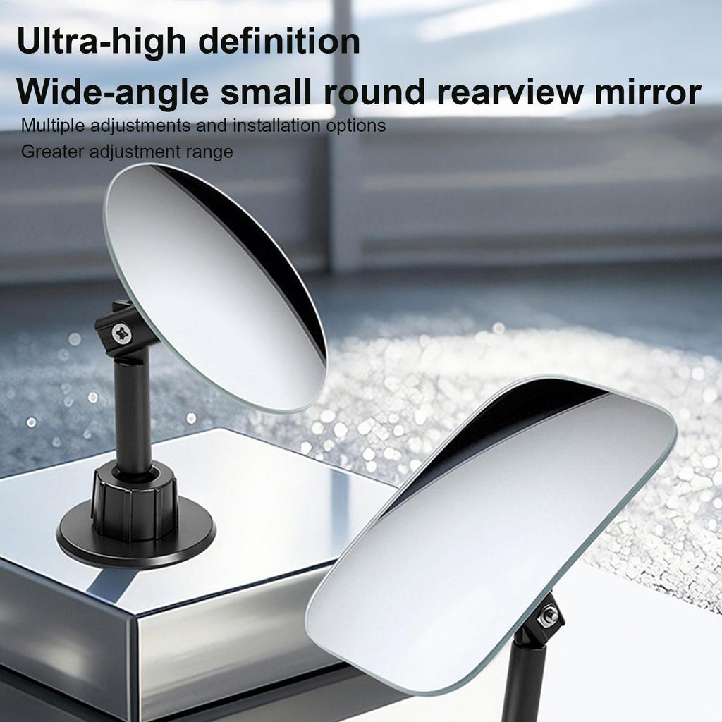 Car Mirror Blind Spot Hydrophobic Safety Adjustable Small Wide Angle Parts Wide Angle Side Rear Mirrors for Truck Auto