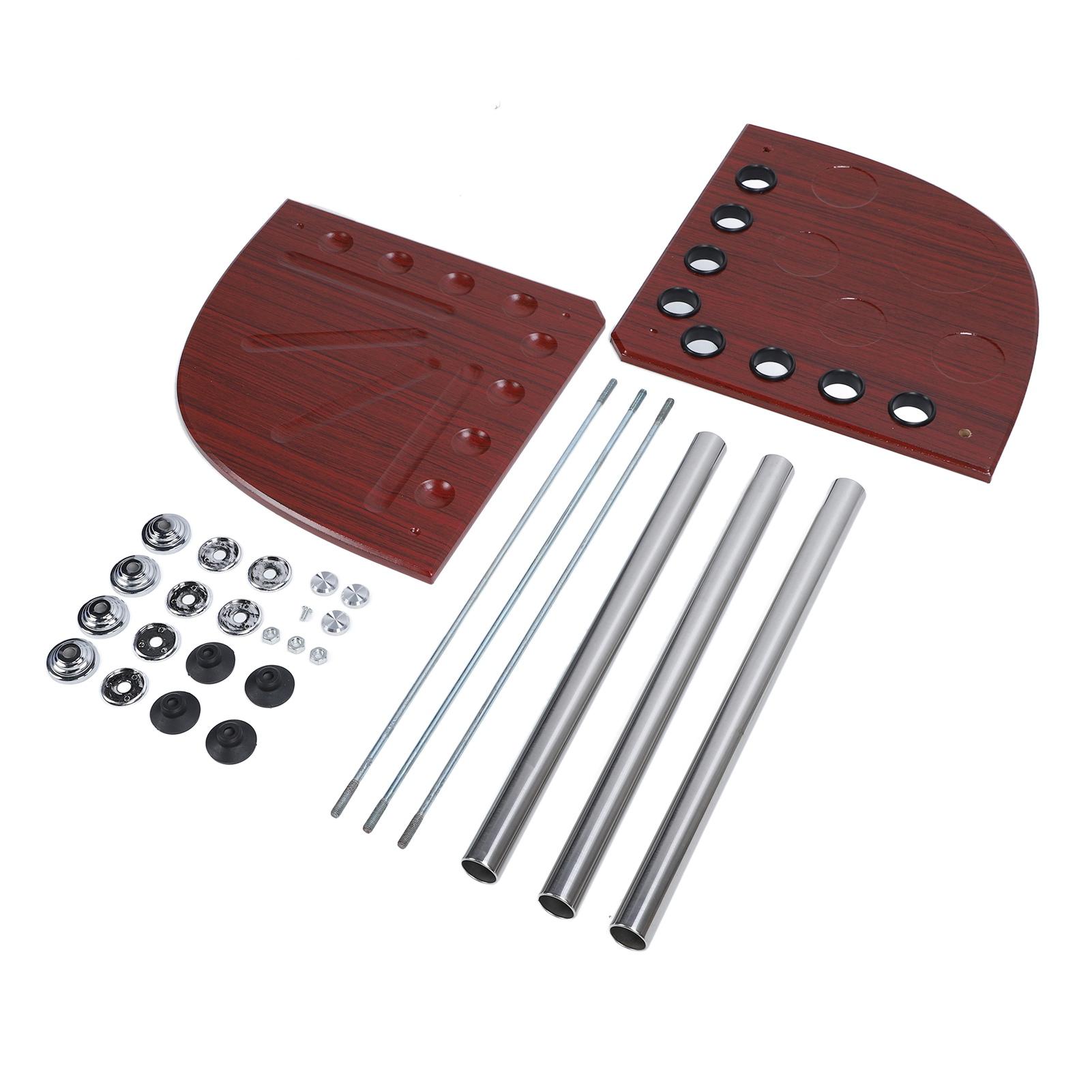 

Billiard Pool Cue Rack Floor Stand 8 Holes Stable Structure for Pool Hall Bar Game Room