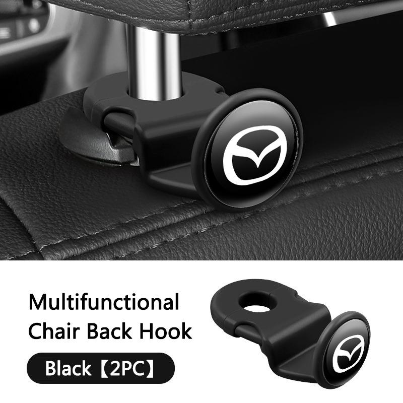 2pcs Universal Auto Seat Headrest Hook Storage Hidden For Mazda 2 3 6 5 Atenza CX3 A CX5 MX5 CX7 Axela CX30 CX90 CX60 CX50
