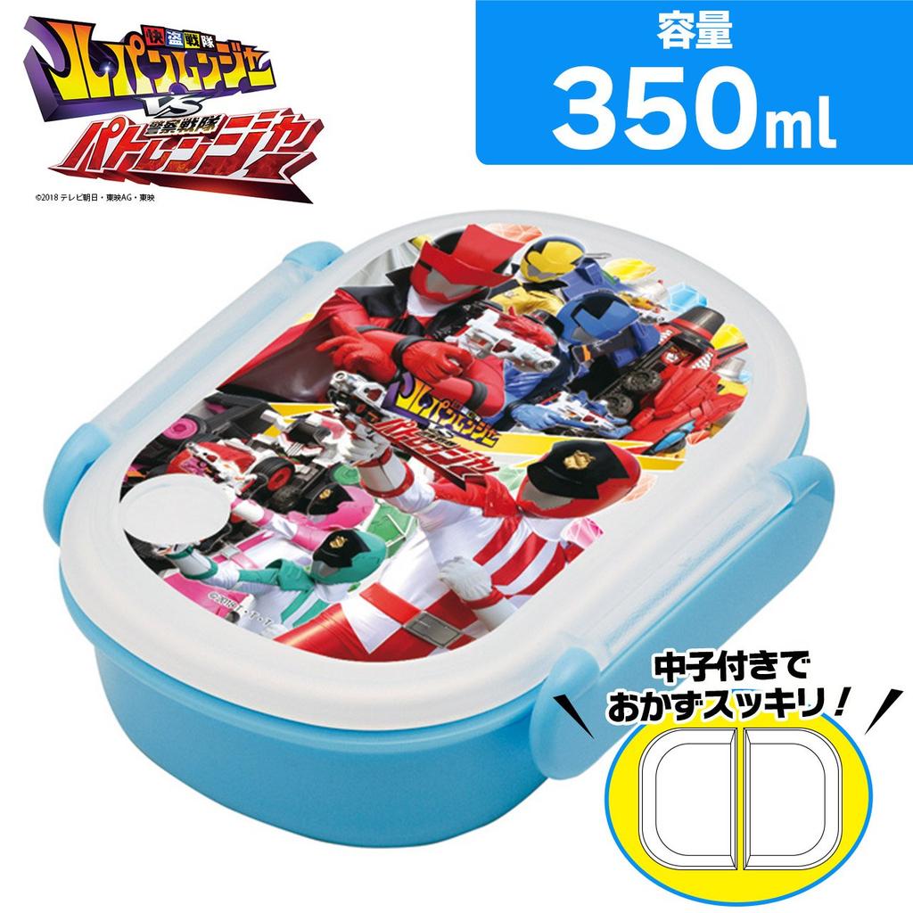 Komori Resin Kaitou Sentai Lupinranger VS Keisatsu Sentai Patranger Lunch Box 350ml