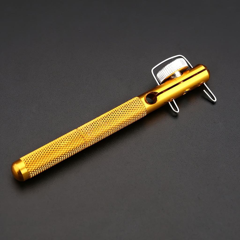 [Portable Fishing Tool] Compact Aluminum Alloy Dual-Purpose Portable Fishing Line Knotter & Hook Tying Tool | Ideal for Anglers