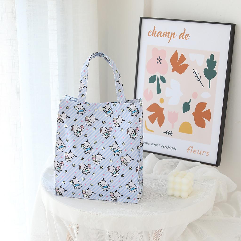 Pochacco Cute Waterproof Cartoon Lunch Bag With Multiuse Oxford Fabric For Outings And Storage