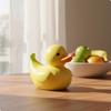 6 Pieces Fruit Duck Figurine Creative Statue Colorful for Desk, Tabletop, Office Banana