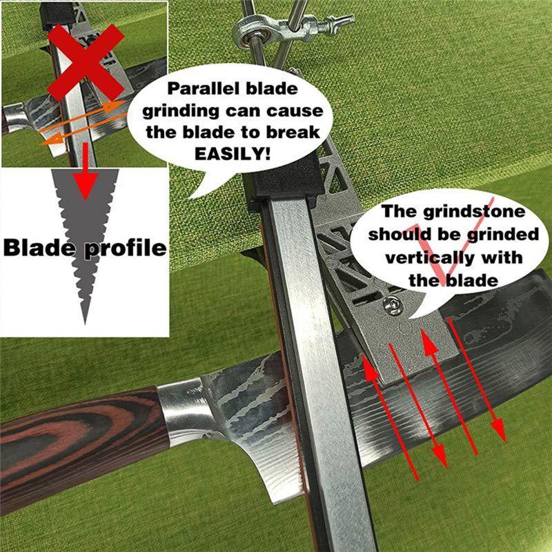 Good-Knife Sharpener  Professional Fixed Angle Sharpening Frame Whetstone High Precision Grinder Sharpening Tools