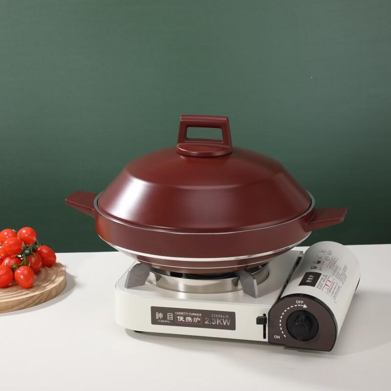JIESITONG Insulated Non-stick Ceramic Casserole Pot