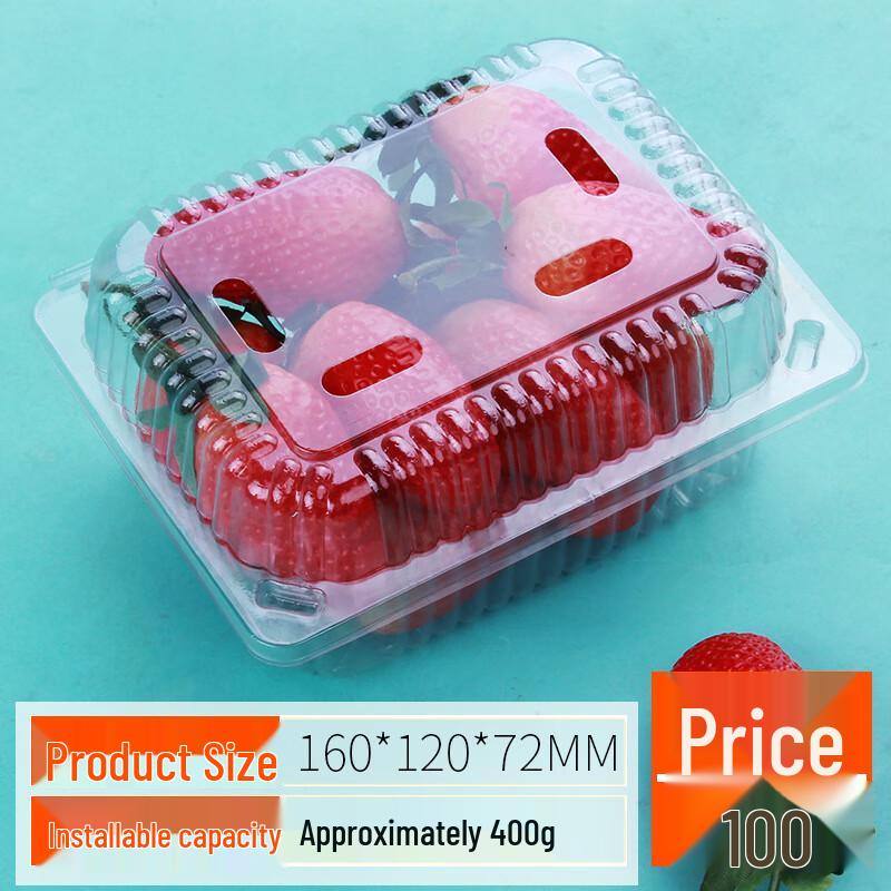 

Sairkeyou Одноразовая прозрачная упаковка для клубники