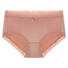 Mutandine Traspiranti a Vita Media Senza Cuciture Sexy in Pizzo con Tassello Interno Antibatterico a Triangolo per Donna