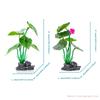 Aquariums Landscape Artificial Lotuses Plant Figurine Statue for Aquariums