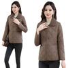 Middle-aged women's clothing mother light and thin winter clothing new cotton-padded jacket foreign gas cotton-padded jacket middle-aged and elderly s