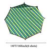 12/14/15/16-Feet Trampoline Sunshade Cover UV Resistant Waterproof 6/8/12 Poles Trampoline Canopy Sun Protection Top Cover