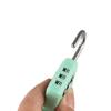 Waterproof Mini Password Padlock 3 Dial Digit Customs Code Lock  Cabinet Box