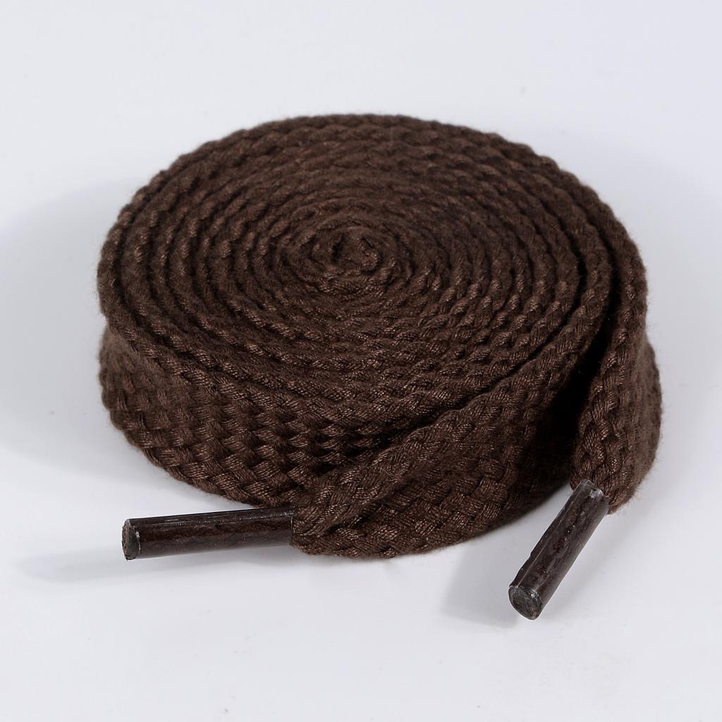 2 Paar, 1,5 cm verbreiterte schwarze einlagige flach gewebte Polyester-Schnürsenkel für Sportschuhe