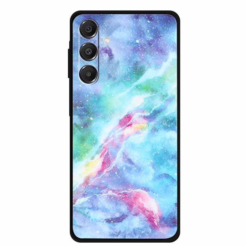 For Samsung Galaxy A14 A15 A16 5G Case Marble Soft TPU Phone Back Cover For Samsung A14 A15 4G Shockproof Silicone Painted Coque