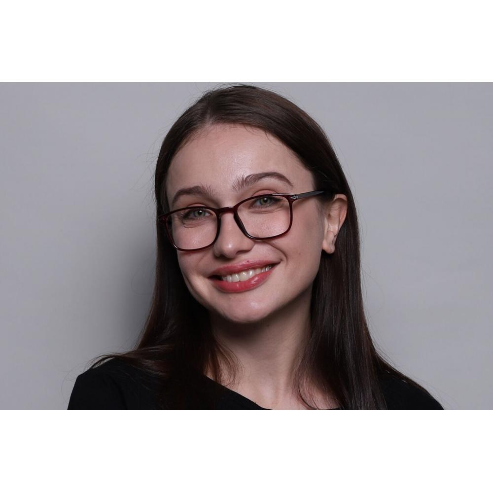 Full Rim Square Dark Purple Smartbuy Collection Fundy Cp120e Fashion Unisex Eyeglasses