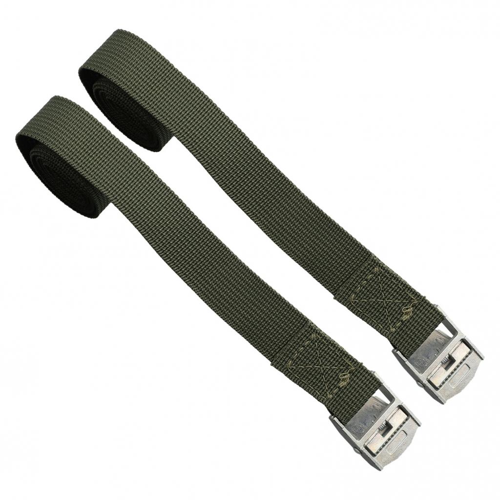 Cinghia di Ancoraggio per Carico di Alta Qualità 1M x 25mm Lega di Zinco e Nylon Confezione da 2