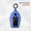 Alcantara For Bmw 1 3 5 7 Series X1 X3 X5 X6 X7 F30 G20 F34 f31 G30 G01 F15 G05 I3 Car Key Case Remote Suede Keychain Cover