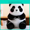 Cute Plush Panda Toywith Pp Cotton Filling Soft Stuffed Animal Kids Gift Doll