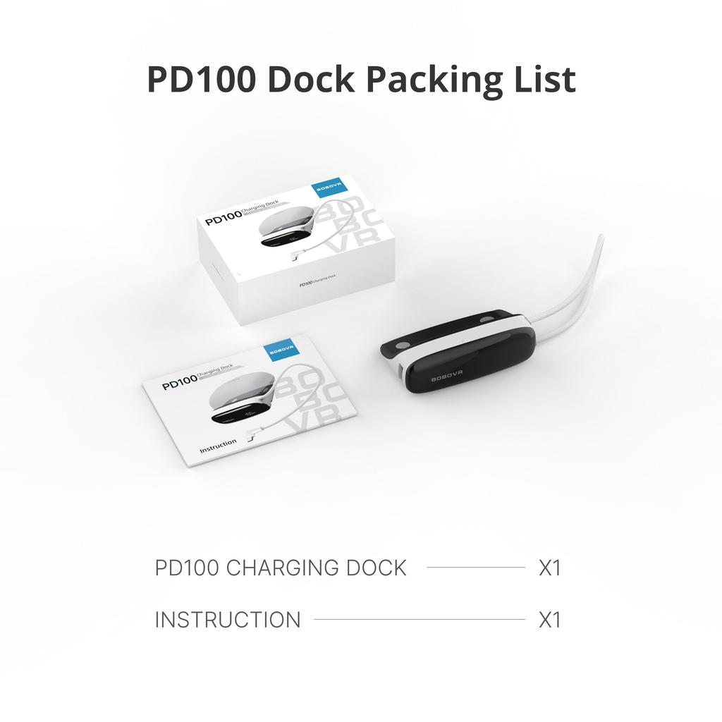 BOBOVR PD100 Two-in-One Charging Dock with Live Power Display 30W USB-C PD Fast in/out Charging USB-C USB-A port compatible B100