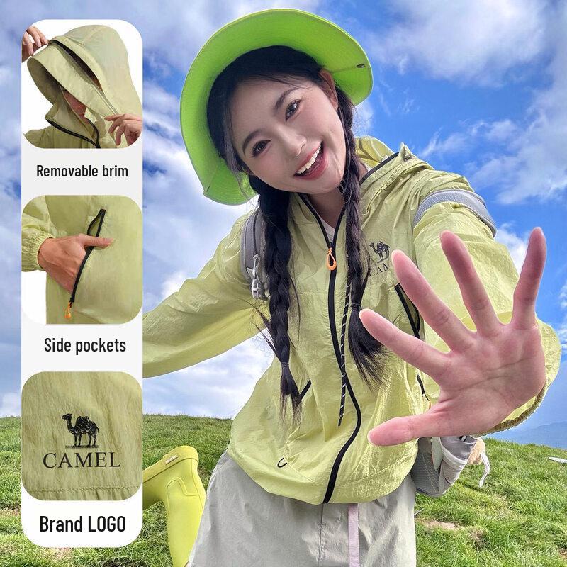 Camel Muguang UPF50+ Unisex Outdoor Sun Protection Jacket