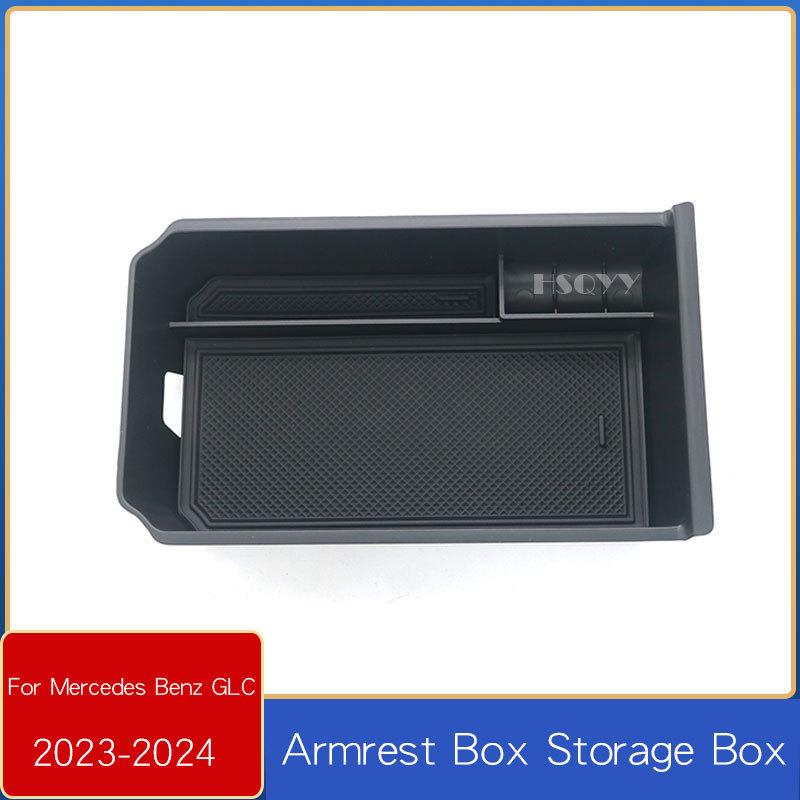 For Mercedes Benz GLC Class X254 GLC260 GLC300 2023 Car Central Control Armrest Box Storage Box Car Interior Accessories