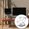 Carbon Steel Laptop Holder 360°Rotation Ventilated Design For Enhances Cooling Adjustable Height From 50mm To 290mm
