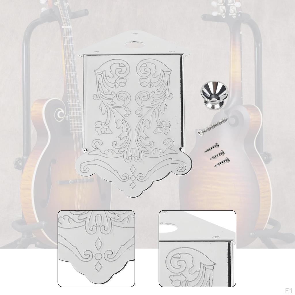 8 String Mandolin Tailpiece Part Closed Structure Stringed Instrument Accessory Elegant