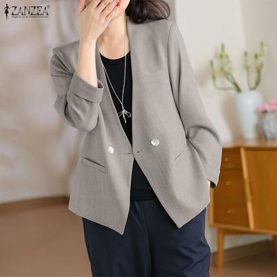 Women V-Neck Long Sleeve Casual Thin Cardigan Blouse