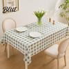 Waterproof Tablecloth Rectangle for Rectangular Easy Wipe To Tablecloth Oil-Proof Clean Checkered Tables Table Cover Dining Outdoor Camping