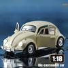 1/18 Volkswagen Beetle 1955 Alloy Metal Diecast Model Car Toy Car High Simulation Classic Collection Hobbies Holiday Gifts Child
