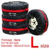 For Toyota Camry Corolla RAV4 Hilux Fortuner Yaris Land Cruiser 4PCS Car Tire Cover Spare Wheel Dustproof Protector