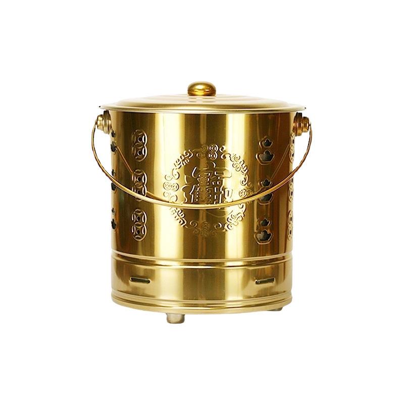 Incinerator Fire Bucket for Burning Paper and Incense