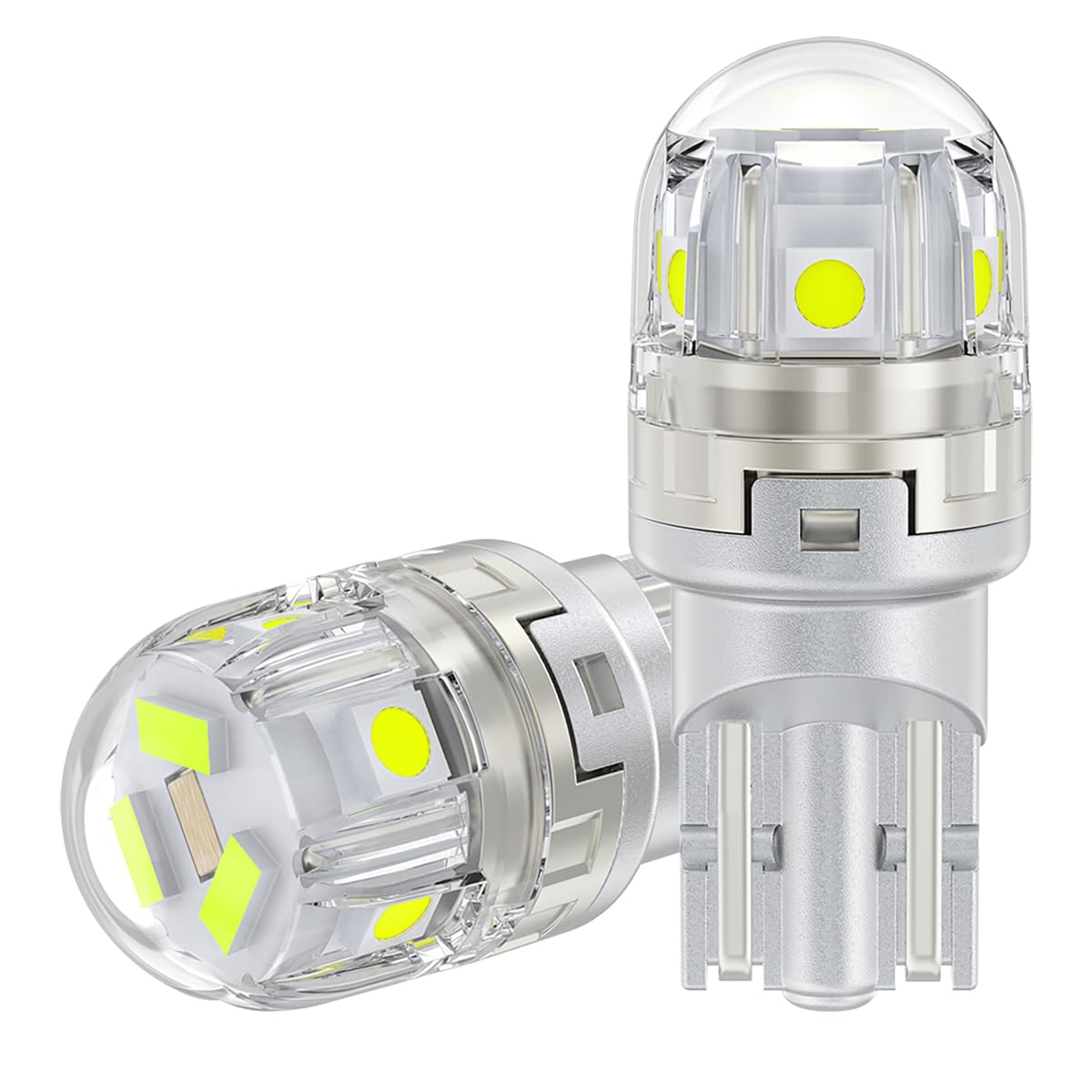 

XSETA T10 LED Ледяной Голубой Взрывной Свет, Встроенный Канселлер, Габаритный/Подсветка Номерного Знака/Салонный Свет, Сверхпрочный, синий