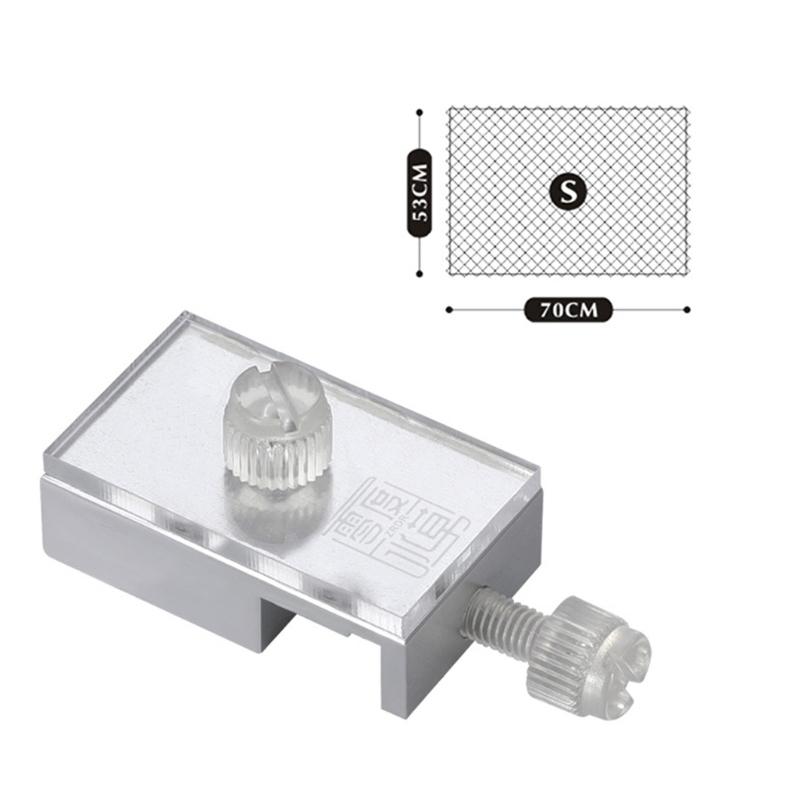 Aquarium Bird Cages Fish Tank Transparent Anti-Escape Net DIY Protective Mesh Anti-Escape Rust-Resistant Replacement Net